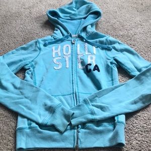 Blue hollister hoodie